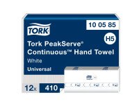 Tork H5 PeakServe Continuous Hand Towels White 1 Ply 100585 Pack of 12