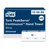 Carta asciugamani erogazione continua Tork Peakserve bianco 12 confezioni da 410 ff