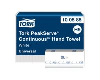 Carta asciugamani erogazione continua Tork Peakserve bianco 12 confezioni da 410 ff