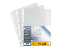 FAVORIT Filling Pockets 100460055 A4 polypropylene leggero Transparent 200 pieces