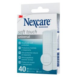 Cerotti 3M™ Nexcare™ Soft Touch, 40 unità assortite