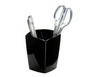 En_portapenne 2 scomparti riciclato nero