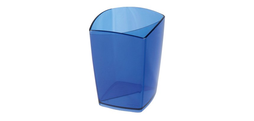 Portapenne CEP Happy Blu polystyrene 7,4 x 7,4 x 9,5 cm