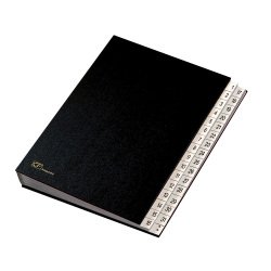 Classificatore numerico Fraschini 24 x 34 cm nero cartoncino accoppiato