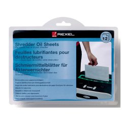 Rexel Shredder Oil Sheets for Shredder Maintenance Pack of 12