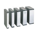 Scatole progetto Esselte Delso Line dorso 6 cm 25 x 35 colore grigio / bianco