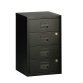 Cassettiera Multiuso Budget 4 cassetti cassetti nero 413 x 400 x 672 mm