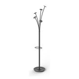 Alba Coat Stand PMFESTY N 38 x 350 x 1870mm Black