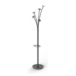 Alba Coat Stand PMFESTY N 38 x 350 x 1870mm Black