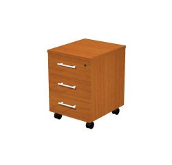 Cassettiera su ruote ciliegio l x p x h 43 x 52 x 59,5 cm