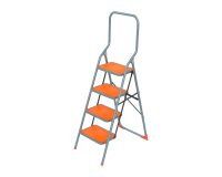 Scaletta Gierre Sgabby Plus B0140 in acciaio, 4 gradini