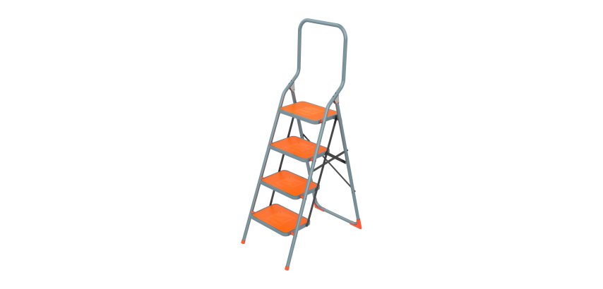 Scaletta Gierre Sgabby Plus B0140 in acciaio, 4 gradini