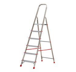 En_scala a forbice 6 gradini in alluminio