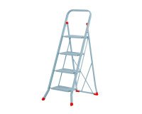 Sgabello Gierre Sempreutile B0070 in acciaio, 4 gradini