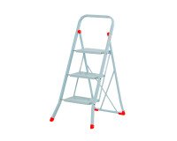 Sgabello Gierre Sempreutile B0060 in acciaio, 3 gradini