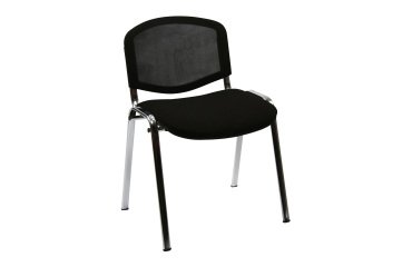 Sedia attesa Classic Dado in rete Unisit colore nero 2 unità