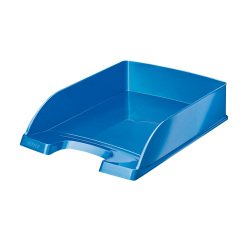 Vaschetta portacorrispondenza Leitz Wow Blu polistirene 25,5 x 35,7 x 7 cm