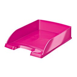 Leitz Letter Tray WOW Metallic Pink A4