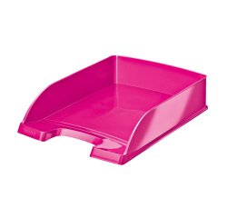 Vaschetta portacorrispondenza Leitz Wow Fucsia polistirene 25,5 x 35,7 x 7 cm