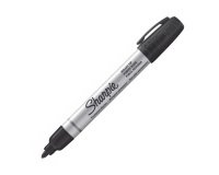 Marcatori permanenti PaperMate Metal Barrel proiettile nero 12 pezzi