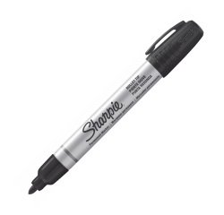 Sharpie Permanent Marker Fine Bullet 1.5 mm Black Pack of 12