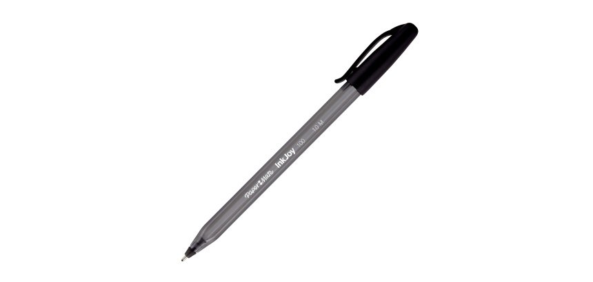 PaperMate Ballpoint Pen InkJoy 100 Medium 0.7 mm Black Pack of 50