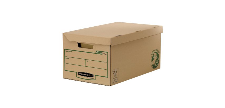 Fellowes Container Earth Series 4472201 100 Brown 100% recycled cardboard 29.3 x 39 x 56 mm 10 pieces