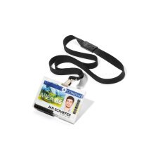 Porta badge con cordoncino DURABLE Mono Pushbox 90 x 54 mm 10 unità