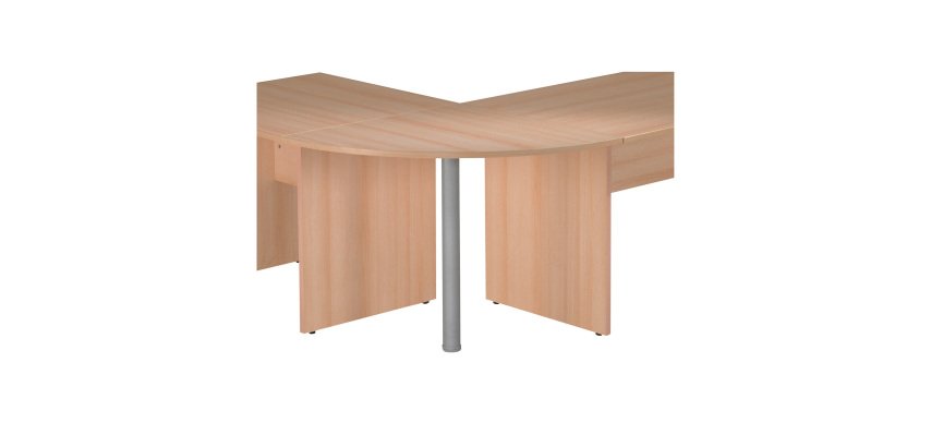 Angolare 800 x 800 mm per unire due scrivanie