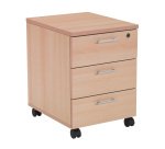 Cassettiera 3 cassetti su ruote l x p x h 43 x 52 x 59,5 cm fornita smontata