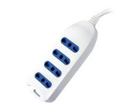 Multipresa, 4 prese 10/16A bipasso