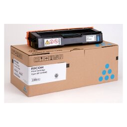 Ricoh SPC310 Original Toner Cartridge 406480 Cyan