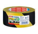 Nastro segnaletico tesa® Signal Universale giallo/nero, 50 mm x 66 m