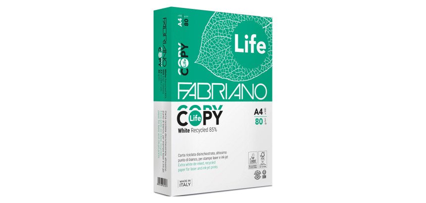 Carta Fabriano Copy Life 80 g/m² 5 unità da 500 fogli A4