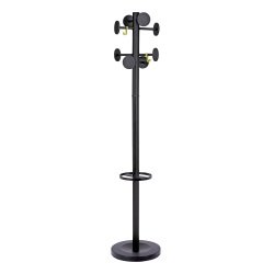 Alba Coat Stand PMSTAN3 N 48 x 350 x 1750mm Black