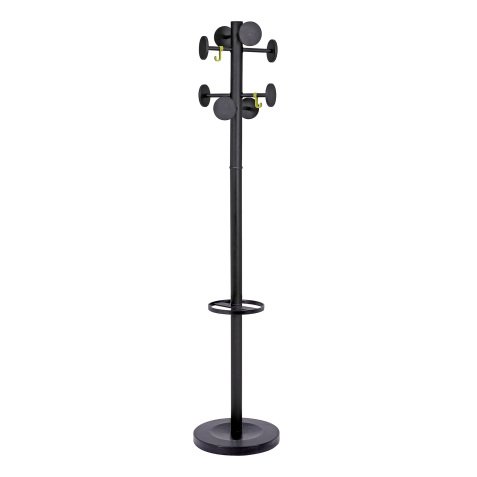 Alba Coat Stand PMSTAN3 N 48 x 350 x 1750mm Black