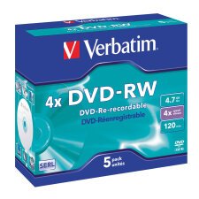 DVD-RW Verbatim N/A 5 unità