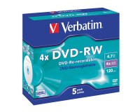 DVD-RW Verbatim N/A 5 unità