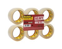 Nastro da imballo Scotch® HEAVY trasparente, 50 mm x 66 m, 6 rotoli