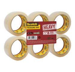Nastro da imballo Scotch® HEAVY trasparente, 50 mm x 66 m, 6 rotoli