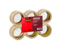 Scotch Packaging Tape Heavy 50mm x 66m Transparent 6 Rolls