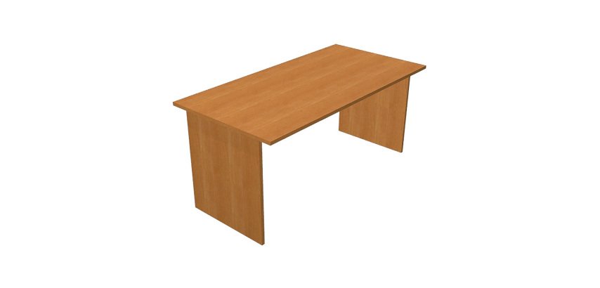 Scrivania con gambe pannello Lione p 80 x h 72 cm