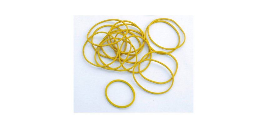 Elastici Giallo 1,5 mm ø 120 mm 100 g