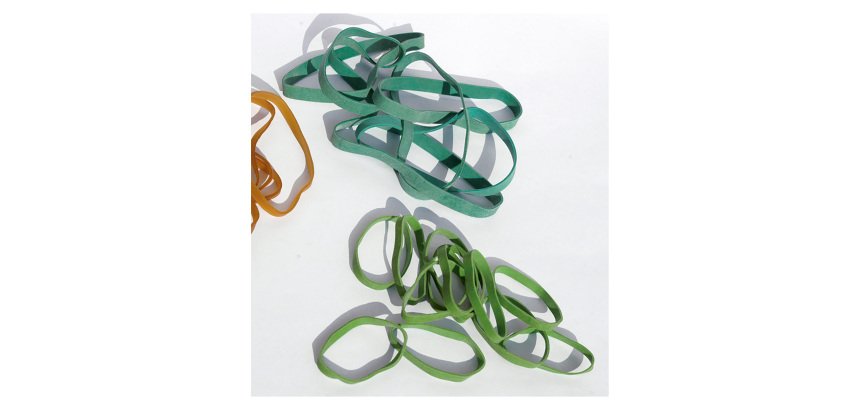 Elastici a fascetta Viva Verde 125 mm ø 80 mm 1 kg