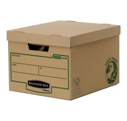Contenitore per scatole archivio BANKERS BOX Earth Series avana 10 unità