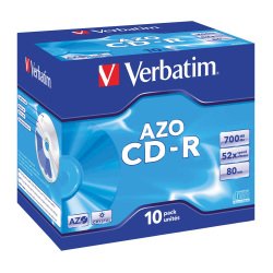 CD-R Verbatim 52x 700 mb 10 unità