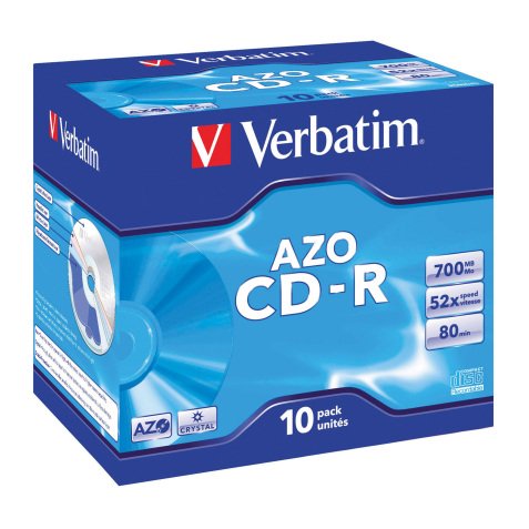 CD-R Verbatim 52x 700 mb 10 unità