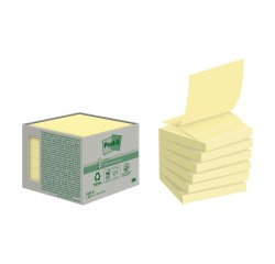 Ricariche Post-it a Z in carta riciclata Giallo 76 x 76 mm Giallo 6 unità da 100 fogli