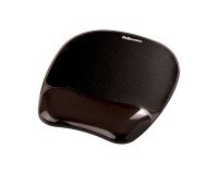 Poggiapolsi per mouse Fellowes Crystal Gel Nero