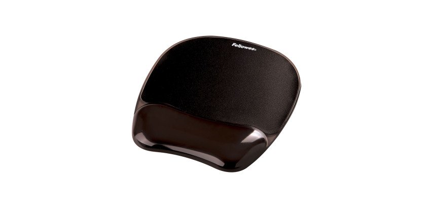Fellowes Crystal Gel Mouse Pad Black